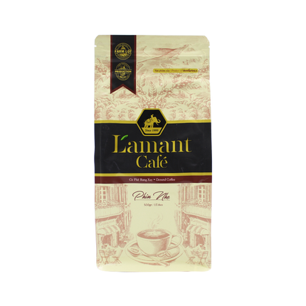 L'amant Light Blend (Arabica & Robusta Blend) Ground Coffee 500g (Case 20)