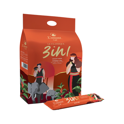 L'amant 3in1 Instant Coffee 352g - Bag 22 Sticks (Case 24)