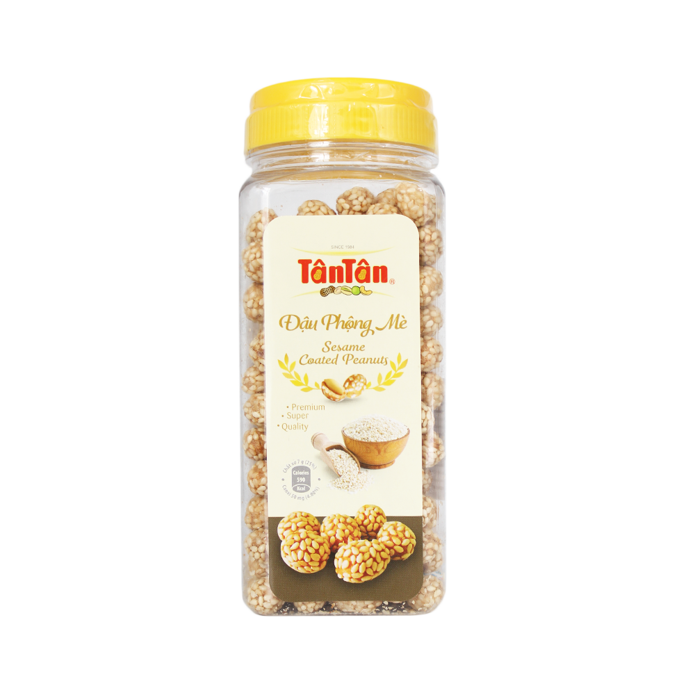 Tan Tan White Sesame Coated Peanuts 240G (Case 24)