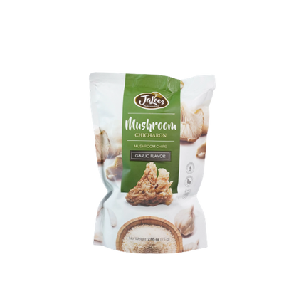 Ja Lees Farm Mushroom Chicharon Garlic 75g (Case 24)