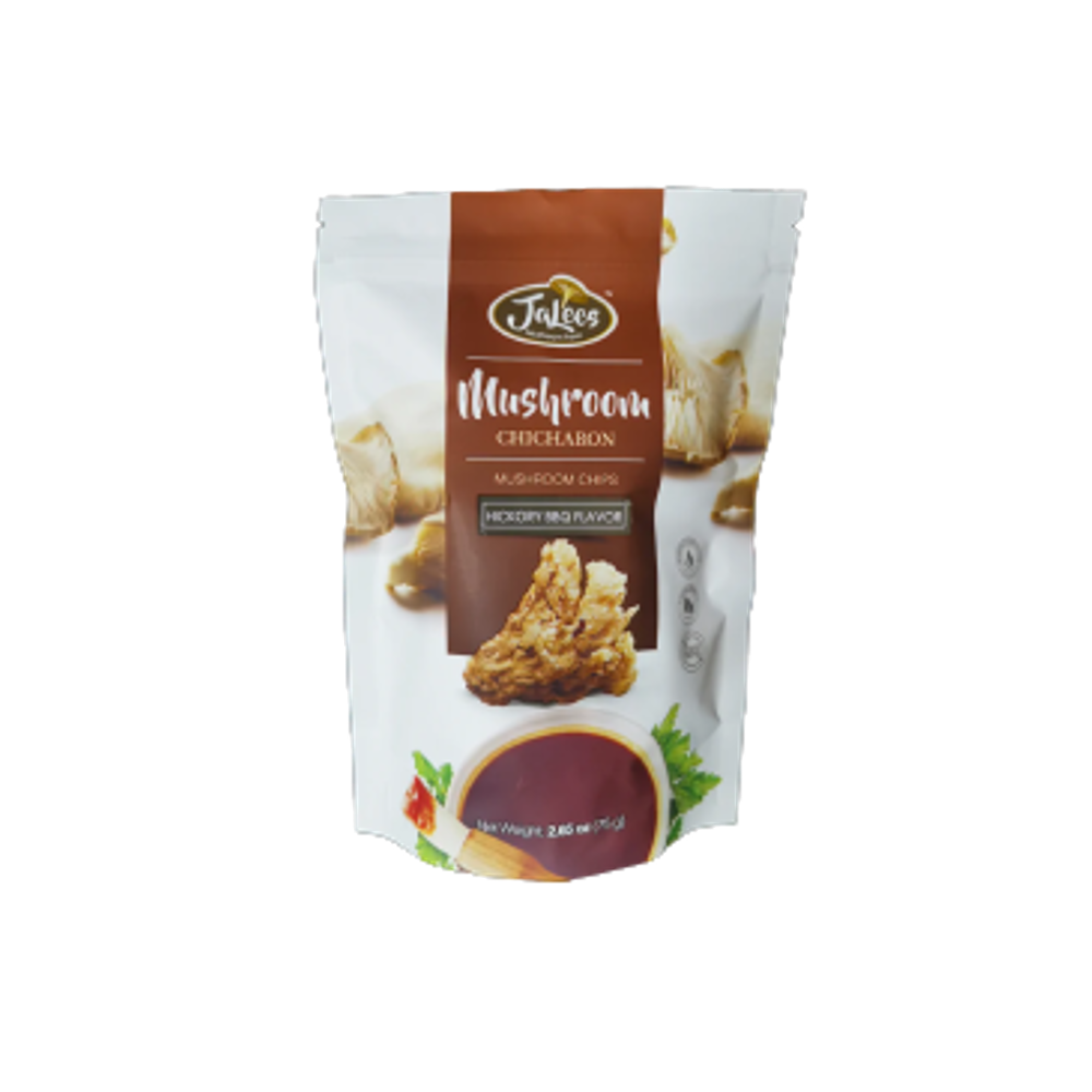 Ja Lees Farm Mushroom Chicharon Hickory BBQ 75g (Case 24)