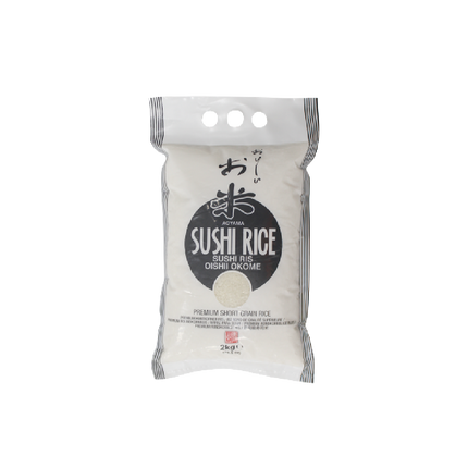 Aoyama Sushi Rice Short Grain 2kg (Case 5)