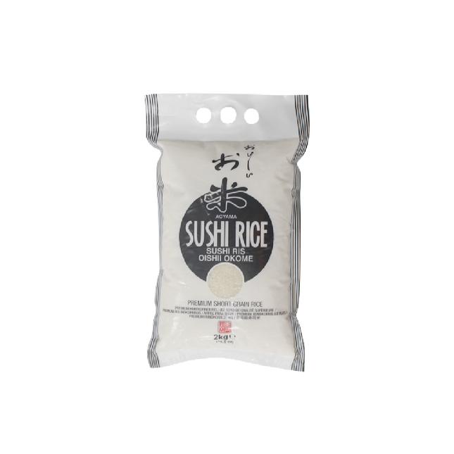 Aoyama Sushi Rice Short Grain 2kg (Case 5)