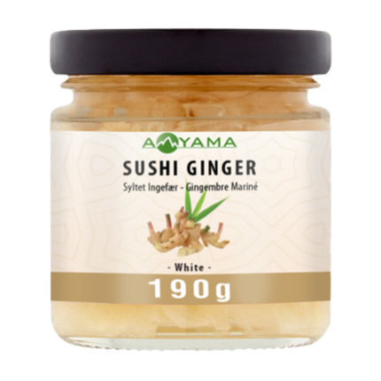 Aoyama Sushi Ginger White In Jar 190g (Case 12)