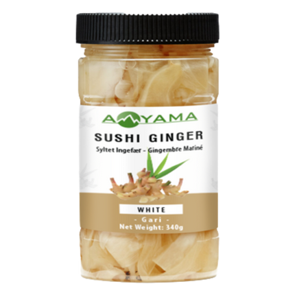 Aoyama Sushi Ginger White In Jar 340g (Case 12)