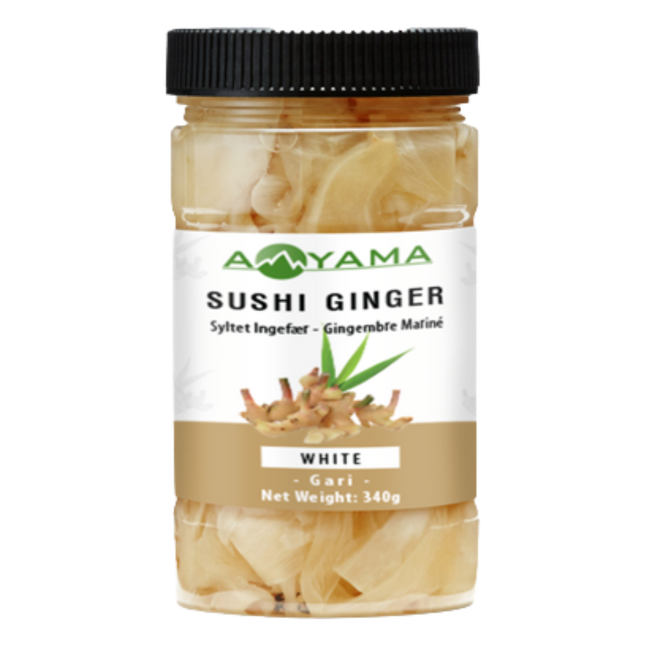 Aoyama Sushi Ginger White In Jar 340g (Case 12)