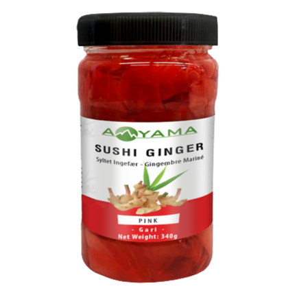Aoyama Sushi Ginger Pink In Jar 340g (Case 12)