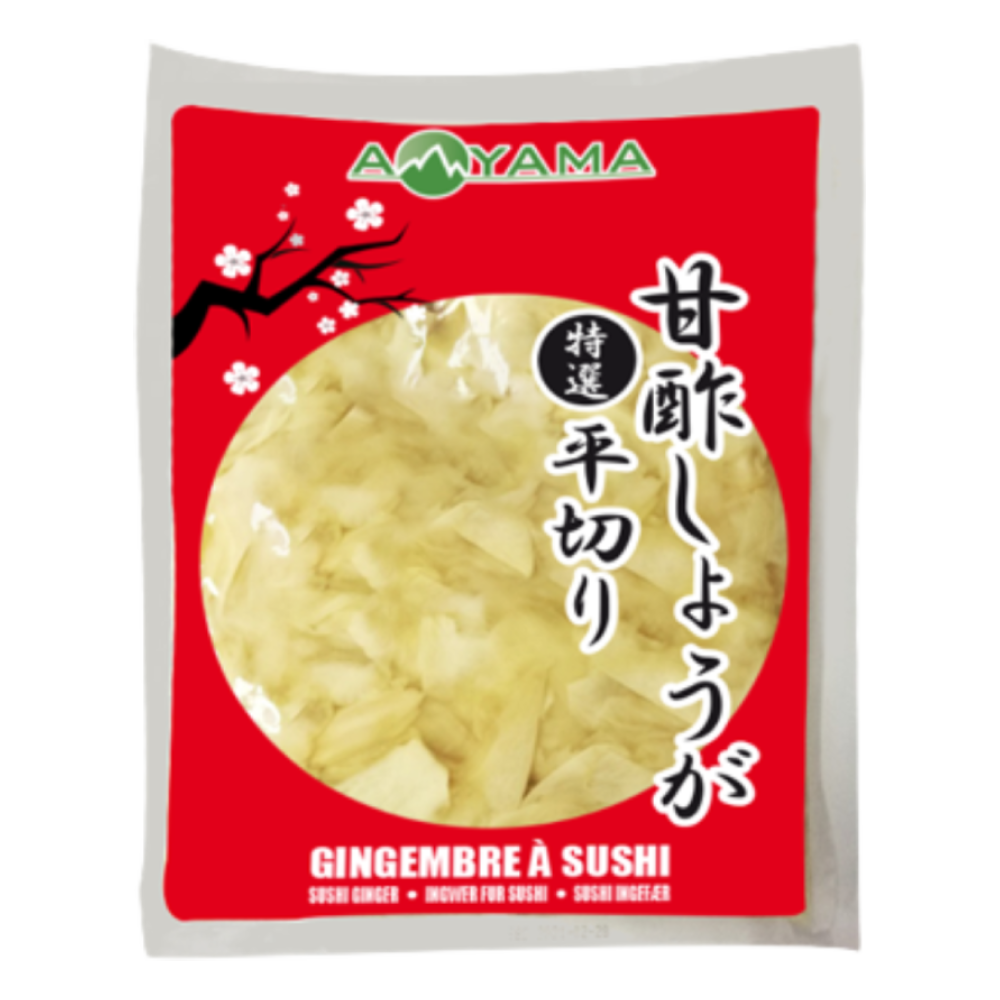 Aoyama Sushi Ginger White In Bag 1.5kg (Case 10)