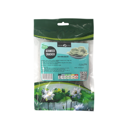 Golden Lotus Seaweed Cracker 200G (Case 25)