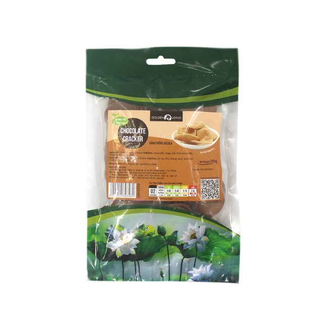 Golden Lotus Chocolate Cracker 200G (Case 25)