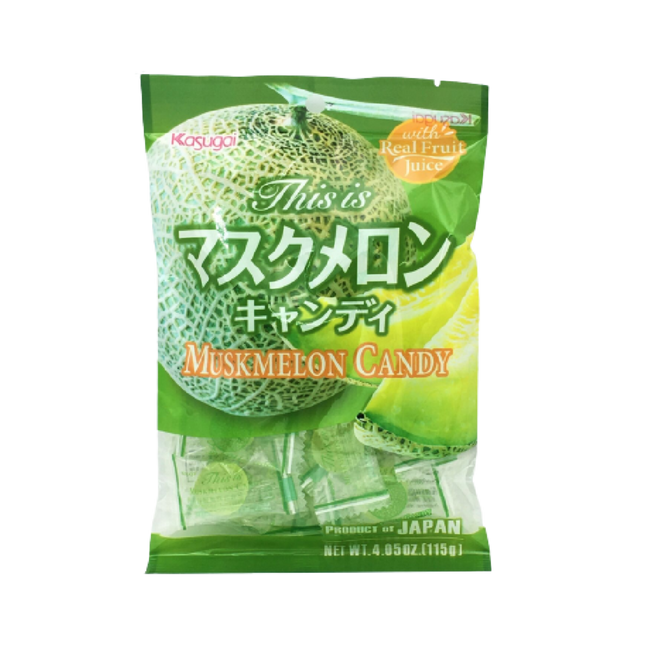 KASUGAI Musk Melon Candy 115g (Case 24)