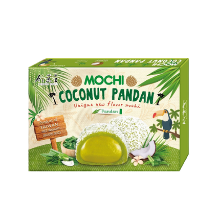 Bamboo House Coconut Pandan Mochi - Pandan 180g (Case 24)