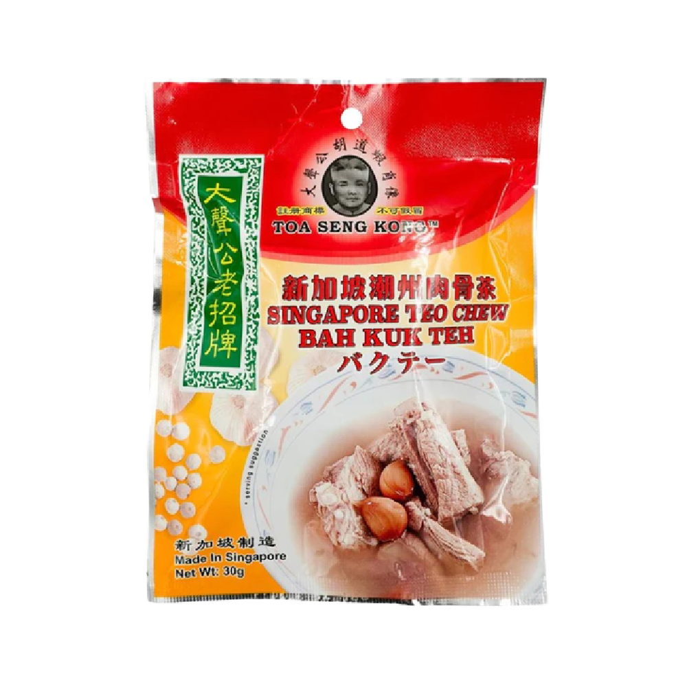 TOA SENG KONG Singarpore Teo Chew Bah Kuk Teh 30g (Case 100)