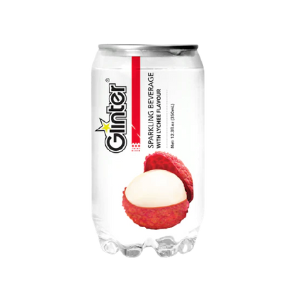 GLINTER Lychee Sparkling Water 350ml (Case 24)