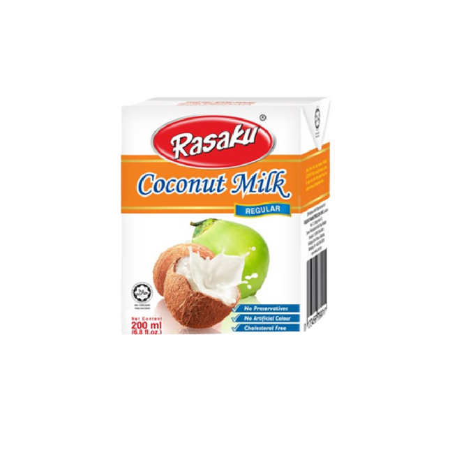 RASAKU Coconut Cream 24% 200ml (Case 24)