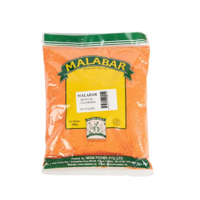 MALABAR Red Sugar 500g (Case 24)