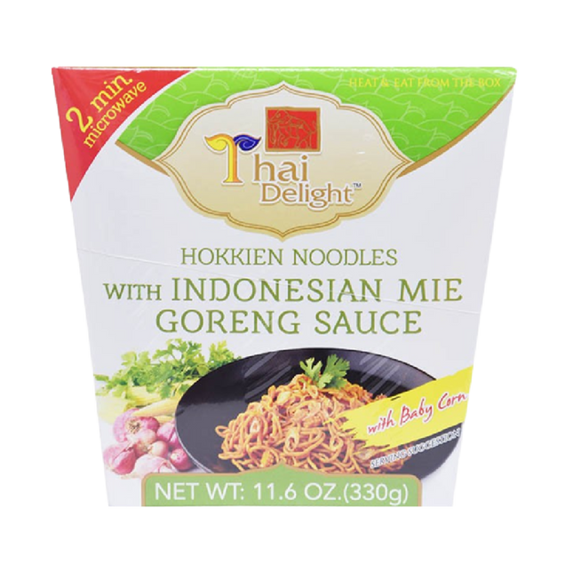 THAI DELIGHT Hokkien Noodles With Mi Goreng Sauce 330g (Case 12)