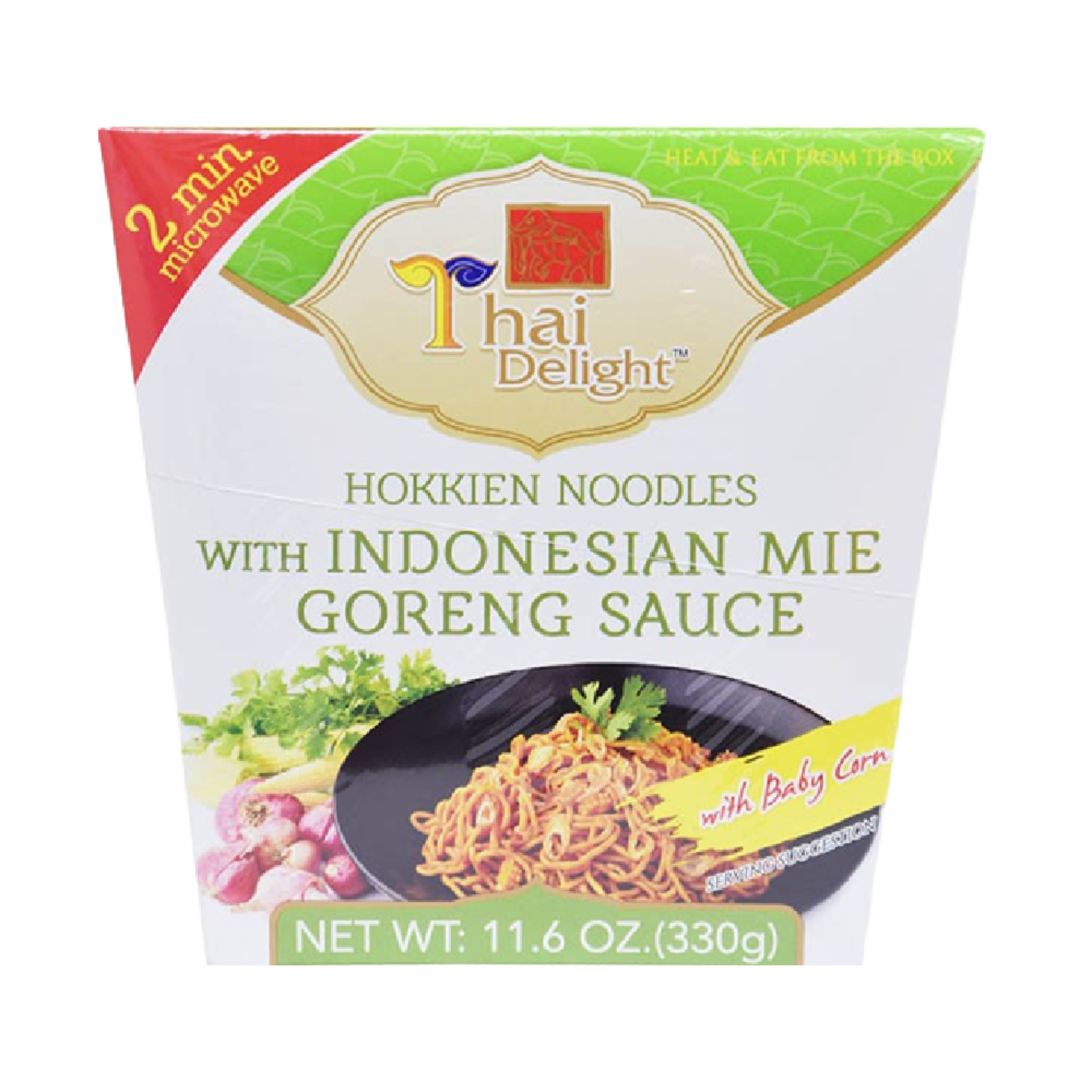 THAI DELIGHT Hokkien Noodles With Mi Goreng Sauce 330g (Case 12)