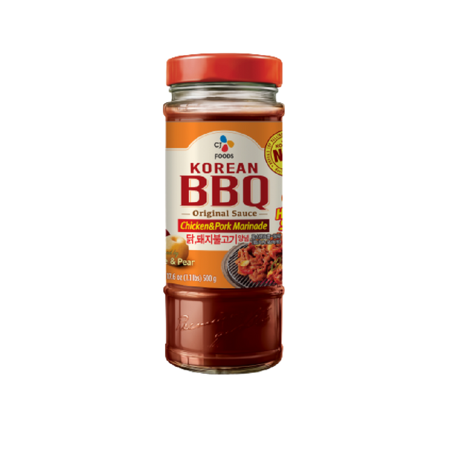 CHEIL JEDANG Korean BBQ Hot Spicy Chicken & Pork Sauce 500g (Case 12)