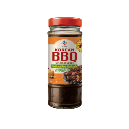 CHEIL JEDANG Korean BBQ Galbi Chicken & Pork Sauce 480g (Case 12)