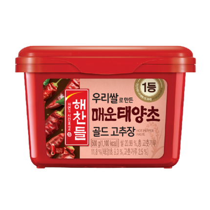 CHEIL JEDANG Haechandle Red Pepper Paste Spicy 500g (Case 20)