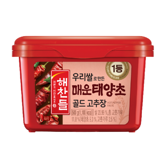 CHEIL JEDANG Haechandle Red Pepper Paste Spicy 500g (Case 20)