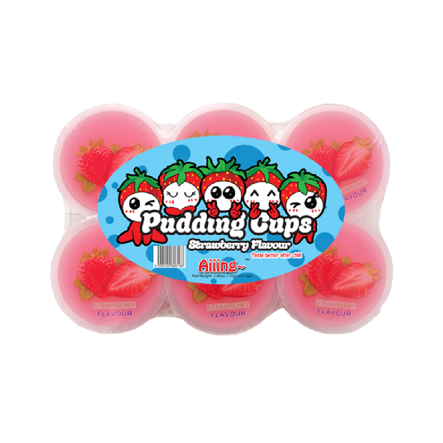Aiiing Pudding - Strawberry 660g (6pcs) (Case 16)