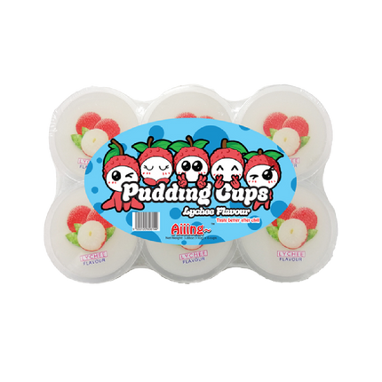 Aiiing Pudding - Lychee 660g (6pcs) (Case 16)