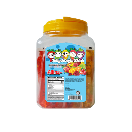 Aiiing Jelly Stick (Sour) - Assorted 1kg6 (40 pcs) (Case 6)