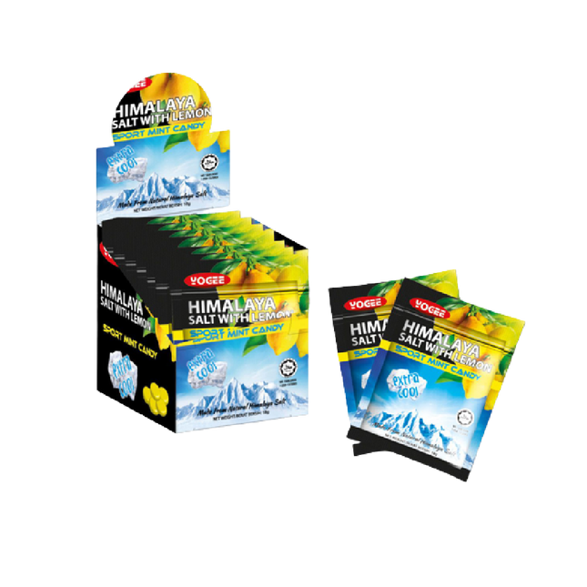 Yogee Himalaya Salt with Lemon 18g (Case 144)