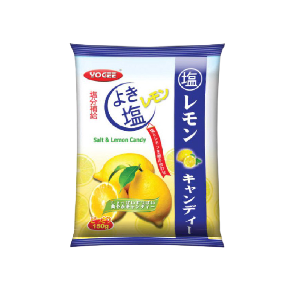 Yogee Salt & Lemon Candy 150g (Case 20)
