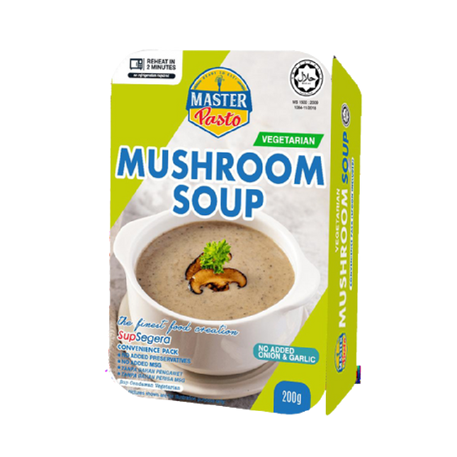 Master Pasto Vegetarian Mushroom Soup 200g (Case 36)
