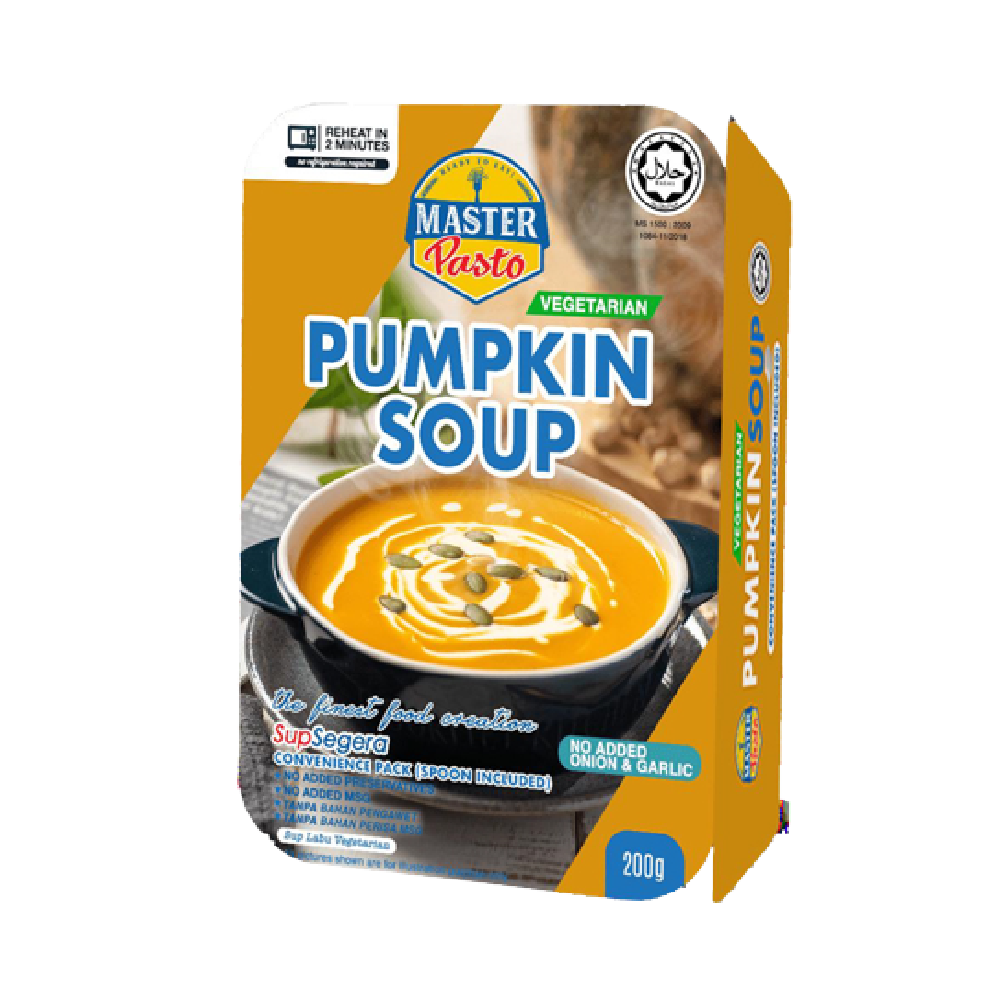 Master Pasto Vegetarian Pumpkin Soup 200g (Case 36)