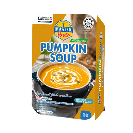 Master Pasto Vegetarian Pumpkin Soup 200g (Case 36)
