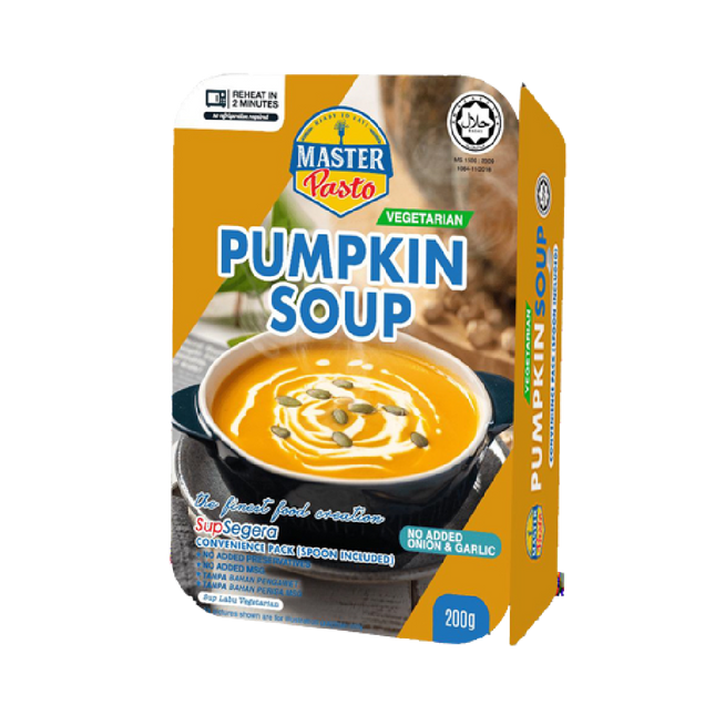 Master Pasto Vegetarian Pumpkin Soup 200g (Case 36)