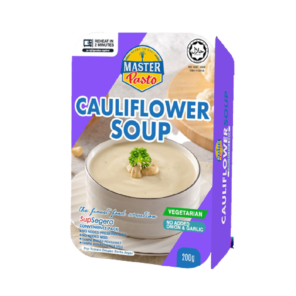 Master Pasto Vegetarian Cauliflower Soup 200g (Case 36)