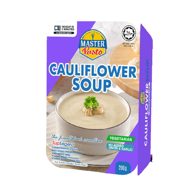 Master Pasto Vegetarian Cauliflower Soup 200g (Case 36)