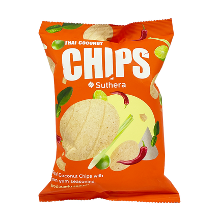 SUTHERA Coconut Chips TomYum 42g (Case 24)