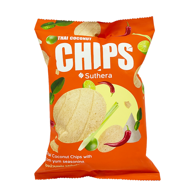 SUTHERA Coconut Chips TomYum 42g (Case 24)