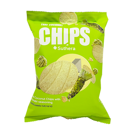 SUTHERA Coconut Chips Wasabi 42g (Case 24)