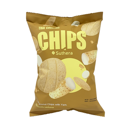 SUTHERA Coconut Chips Yam 42g (Case 24)