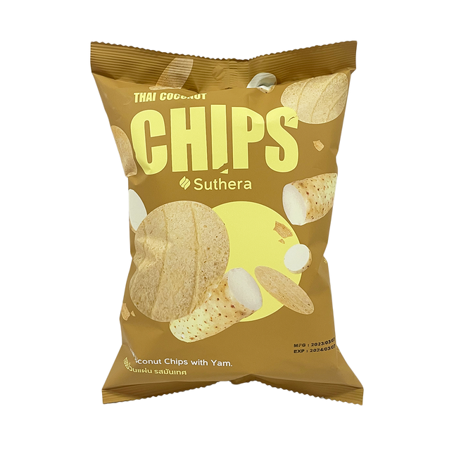 SUTHERA Coconut Chips Yam 42g (Case 24)