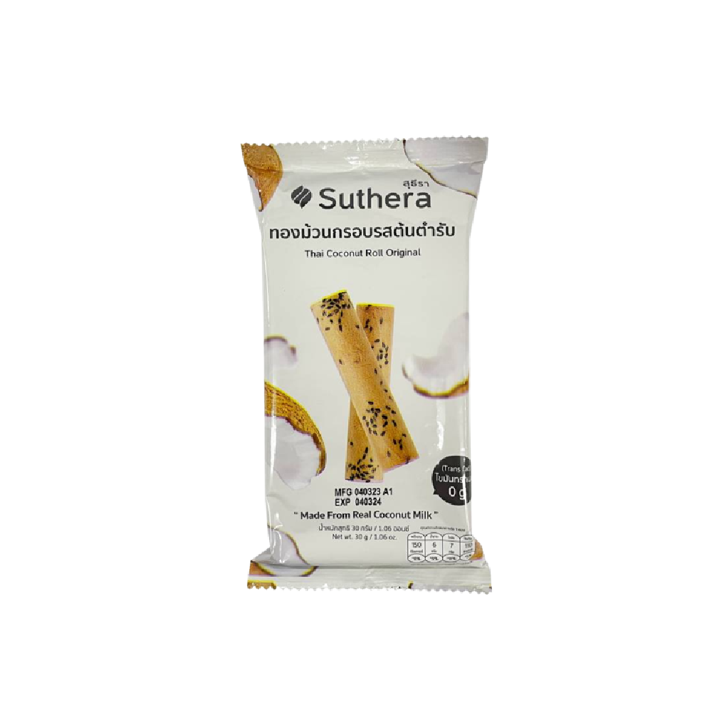SUTHERA Coconut Roll Original 30g (Case 72)
