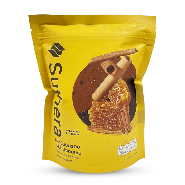 SUTHERA Coconut Roll Honey Cinnamon 70g (Case 24)