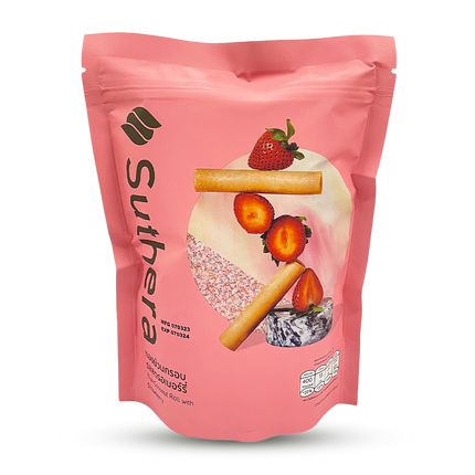 SUTHERA Coconut Roll Strawberry 70g (Case 24)