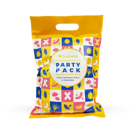 SUTHERA Coconut Roll Party Pack 153.6g (24 pcs) (Case 12)