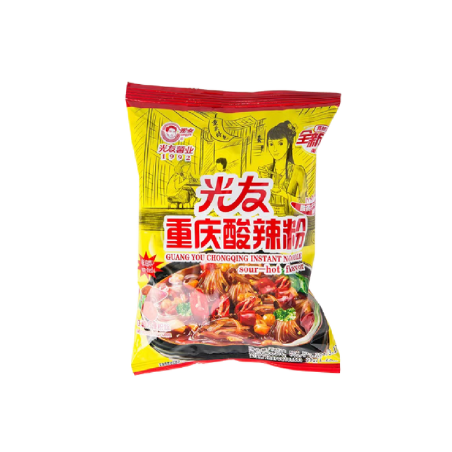 Guangyou Chongqing Vermicelli - Sour & Spicy Flavor 90g (Case 20)
