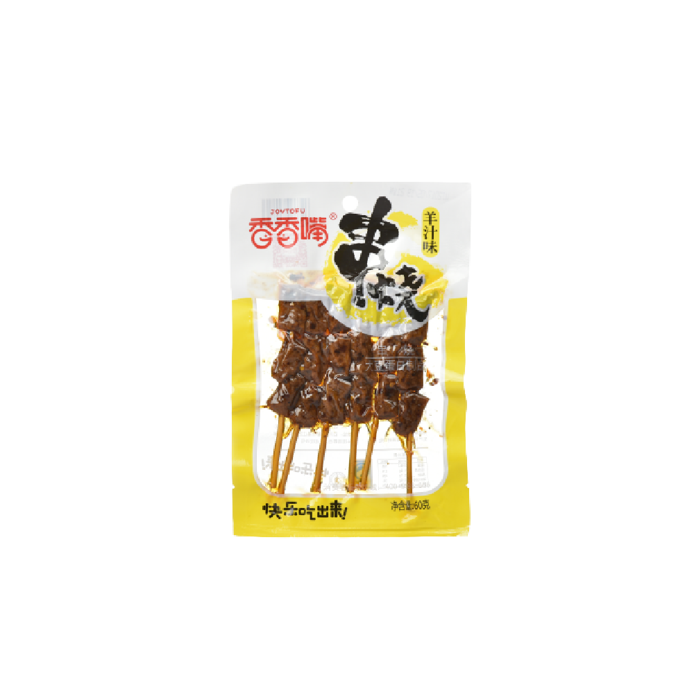 Joytofu Skewed Dried Beancurd Sheep Flavor 60g (Case 80)