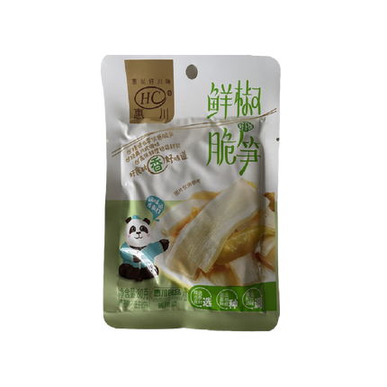 Huichuan Crispy Bamboo Shoots With Fresh Pepper 80g (Case 50)