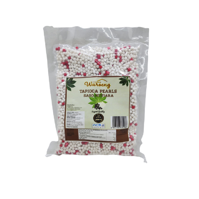 Waroeng Tapioca Pearls (Sago Mutiara) 200g (Case 40)